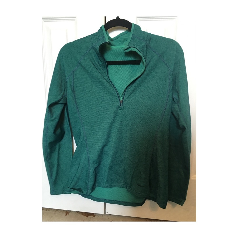 Patagonia teal half zip - L